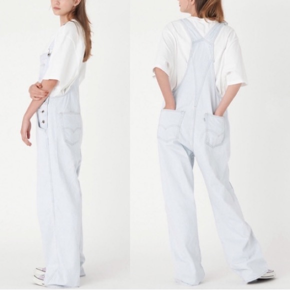 Women's Levi's Silvertab Denim Overalls NEW - Picture 1 of 12